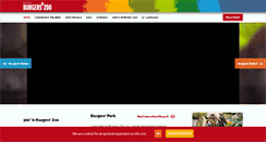 Desktop Screenshot of burgerszoo.com